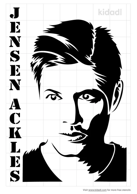 Jensen Ackles Stencils