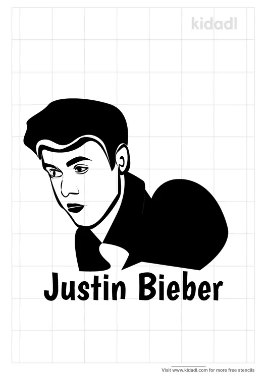 Justin Bieber Pumpkin Stencils