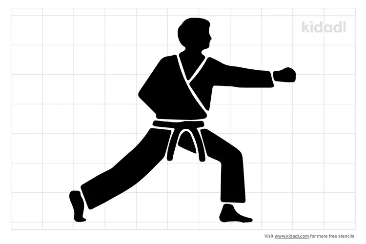 karate-moves-stencils