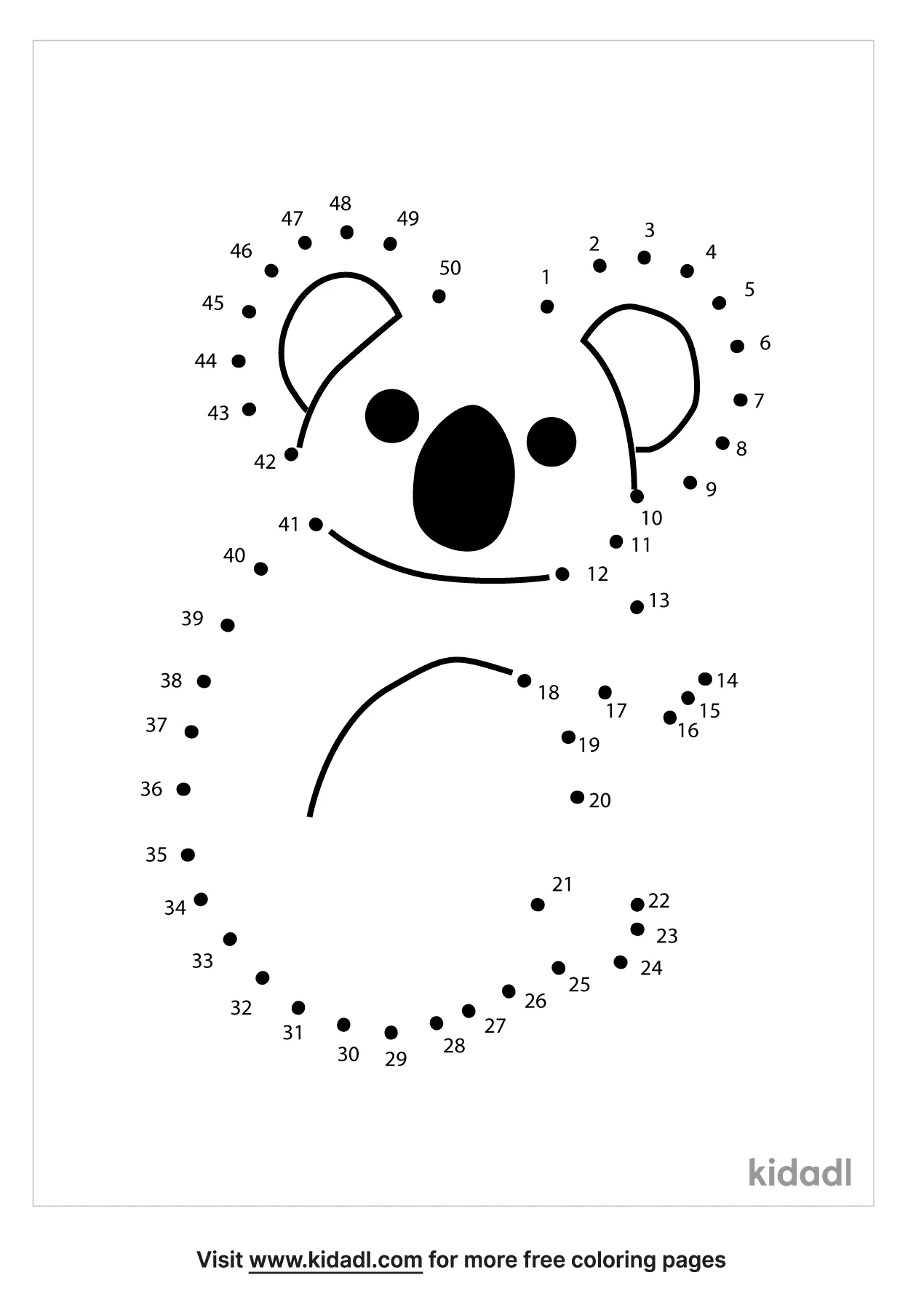 Free Groundhog Hard 1 100 Dot To Dot Printables For Kids Kidadl