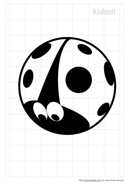 ladybug-bowling-ball-stencil