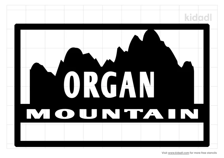 Las Cruces Organ Mountain Stencils