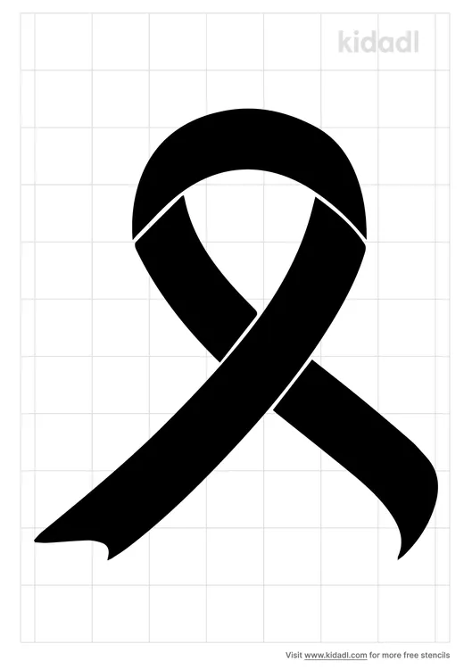 leukemia-awareness-ribbon-stencil