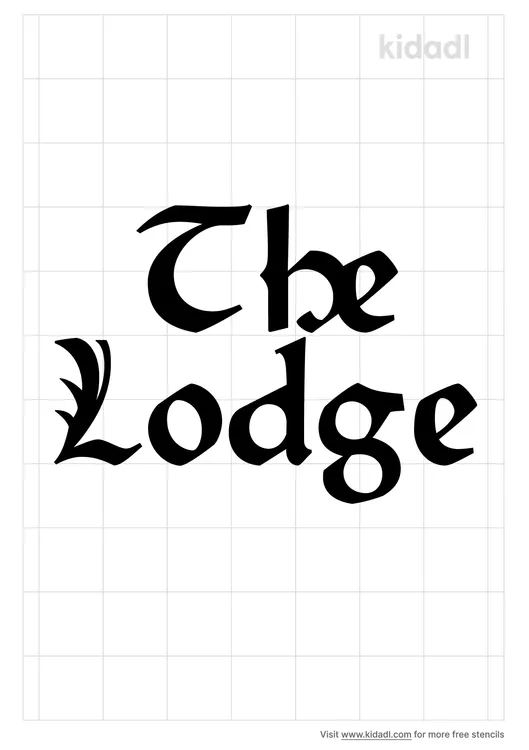 Lodge Stencils