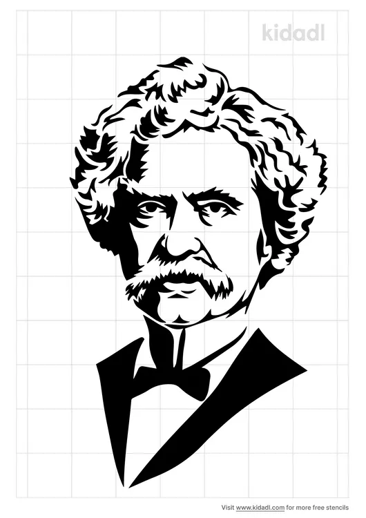 Mark Twain Stencils