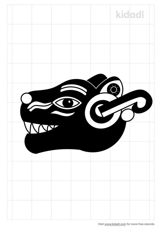 Mayan Panther Stencils
