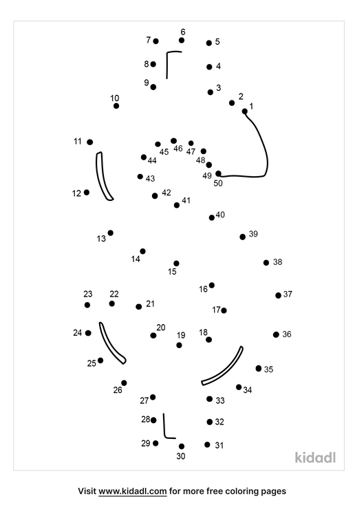 Free Money Sign Medium 1 50 Dot To Dot Printables For Kids Kidadl