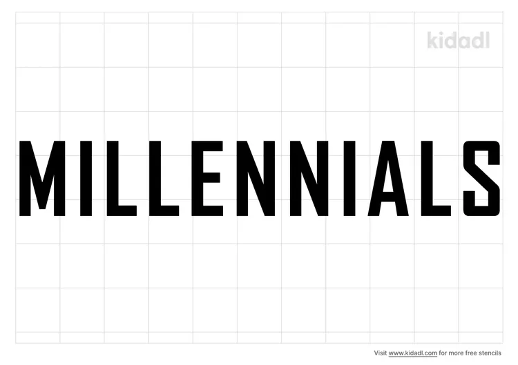 Milennials Stencils