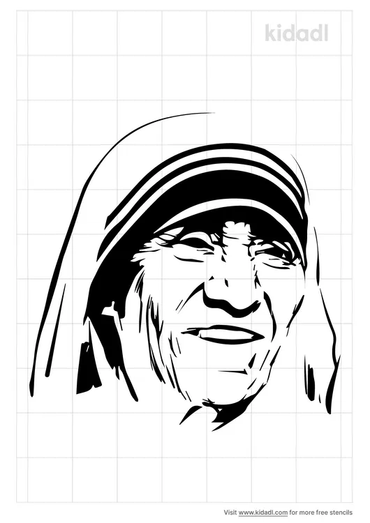 Mother Teresa Stencils