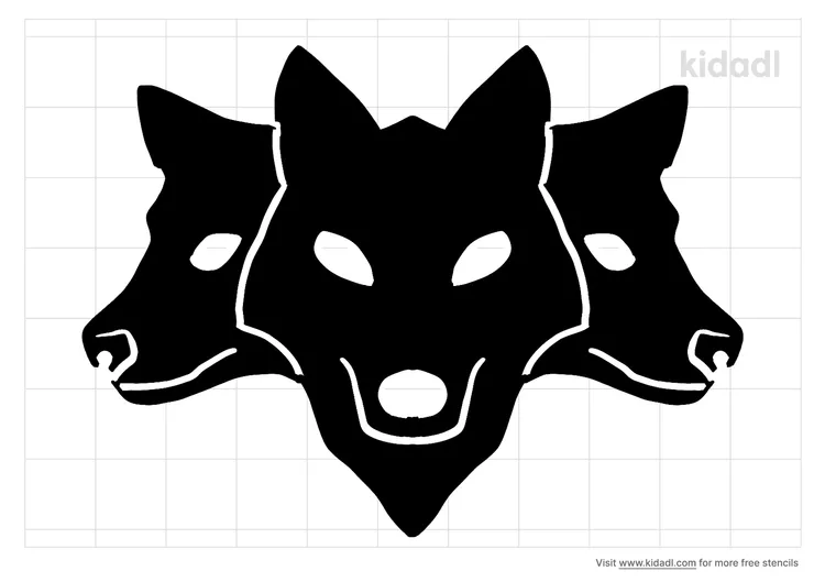 Pack Of Wolves Stencils