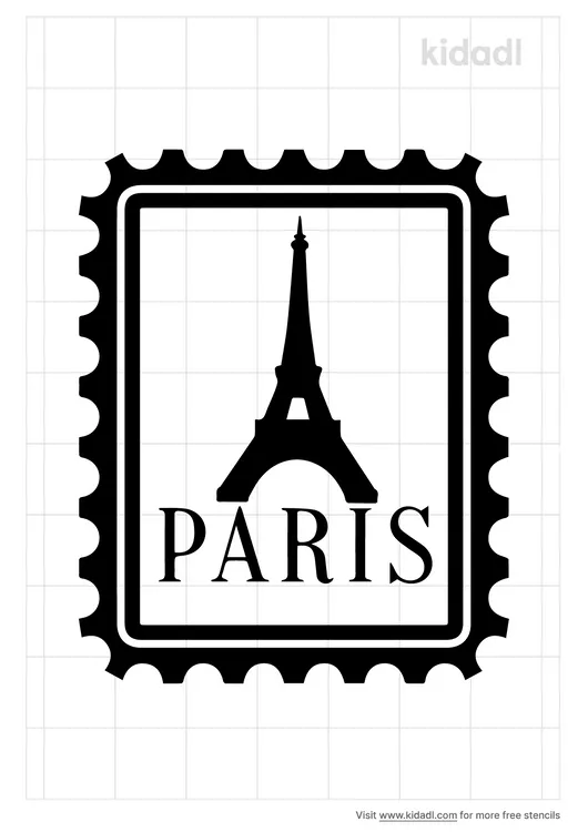 Paris Postage Stencils