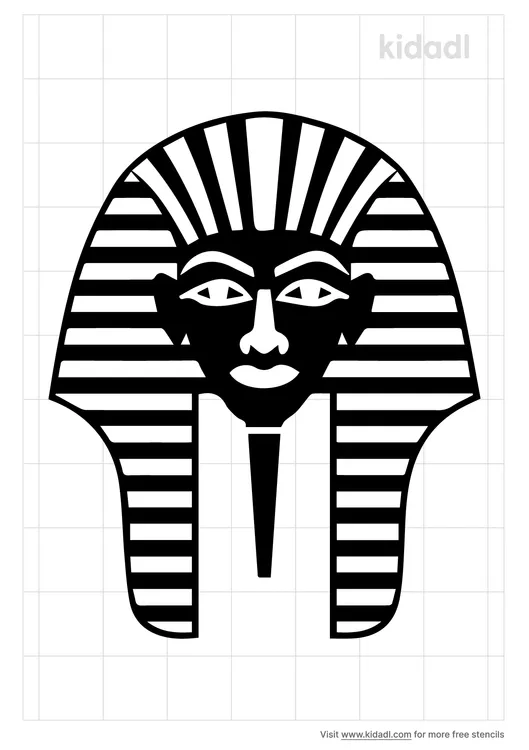 Pharaoh Head Stencils