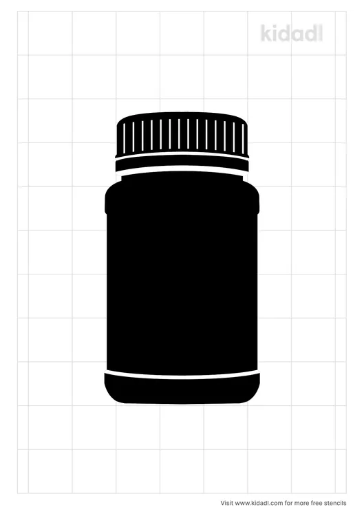 Pill Bottle Stencils