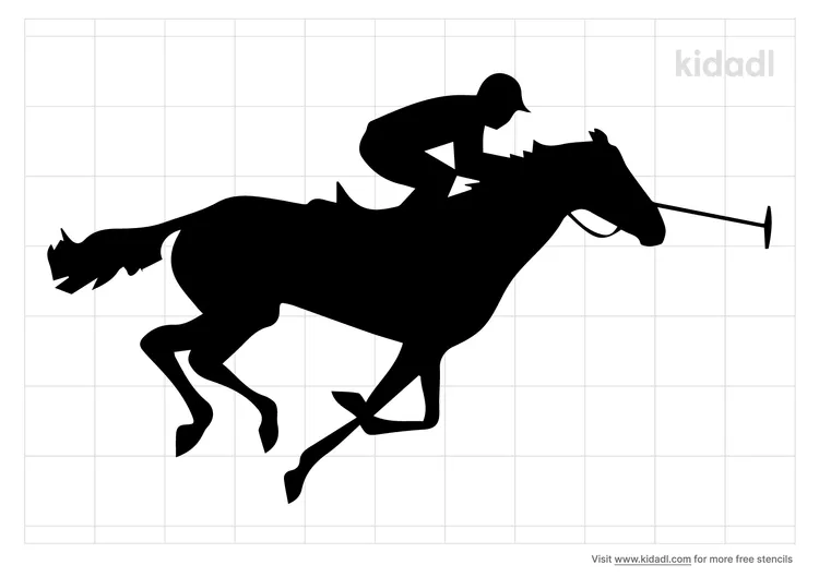 Polo Horse Stencils
