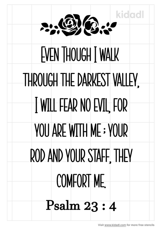 psalm 234 stencils free printable bible stencils kidadl and bible