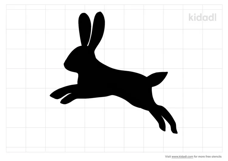 Rabbit Jumping Stencils