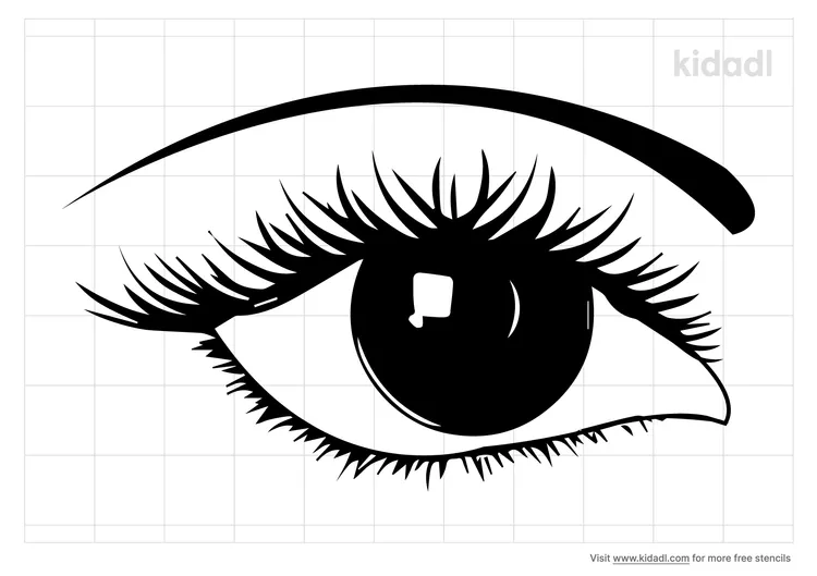 Realistic Eye Stencils