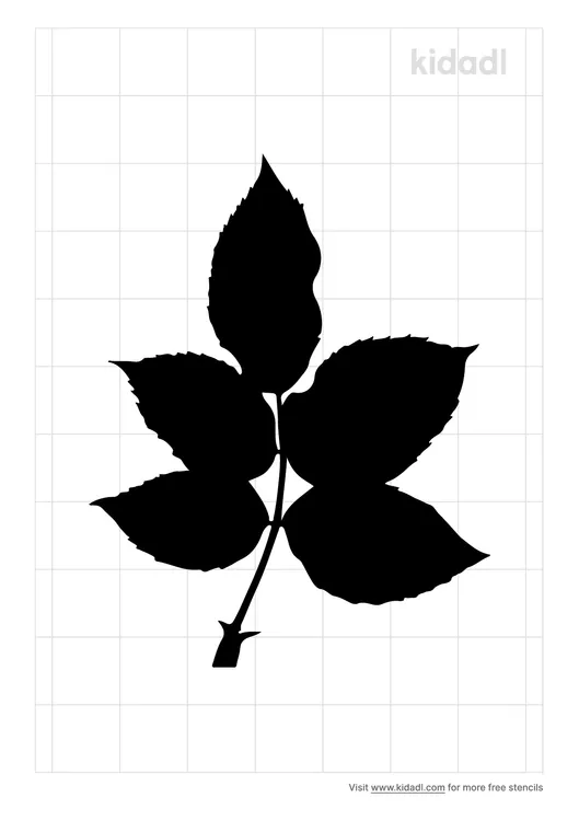 Rose Leaf Stencils