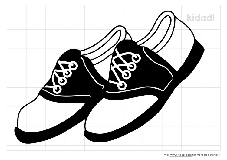 Saddle Shoe Stencils