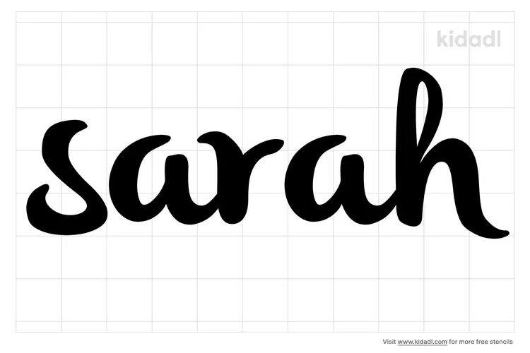 sarah-stencil