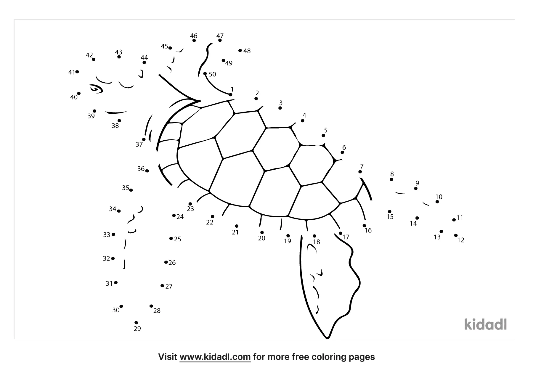 Free Horse Easy 1 Dot To Dot Printables For Kids Kidadl