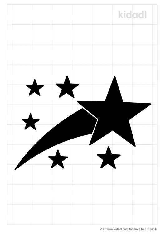 Shooting Star Stencils