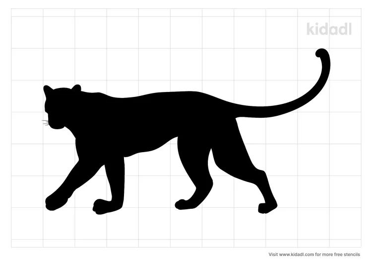 sideways-panther-stencil