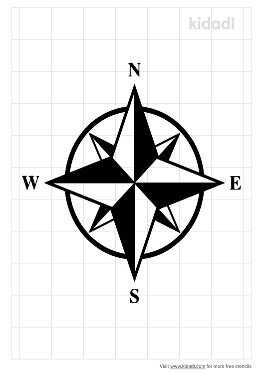 Simple Compass Rose Stencils Free Printable World Geography Flags Stencils Kidadl And World Geography Flags Stencils Free Printable Stencils Kidadl