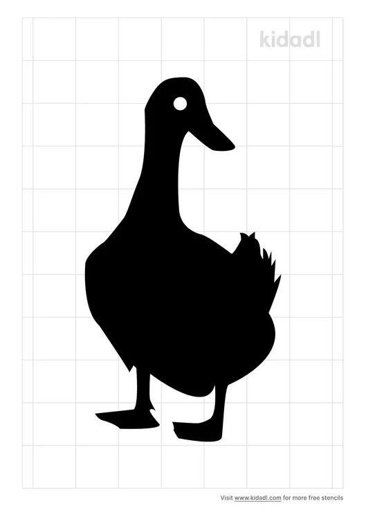Simple Duck Stencils