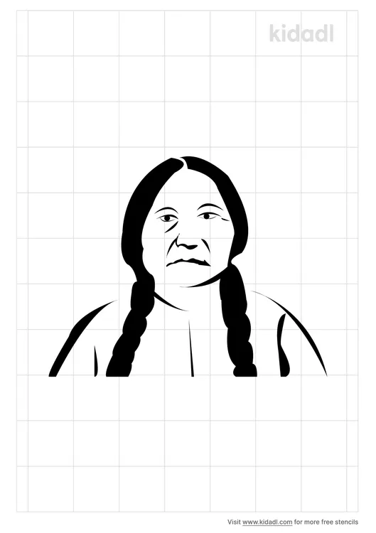 Sitting Bull Stencils