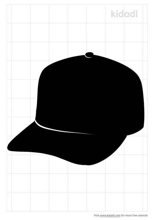 Snapback Hat Stencils