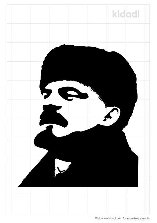 Soviet Portrait Stencils