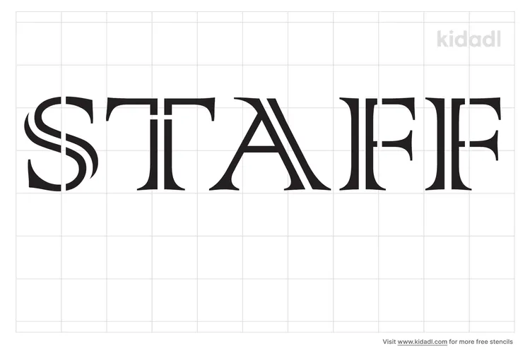 Staff Stencils