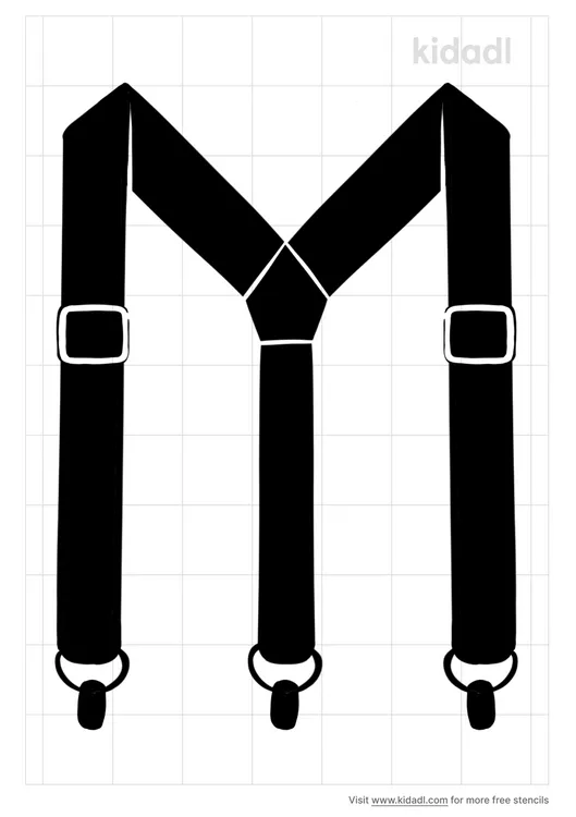 Suspenders Stencils
