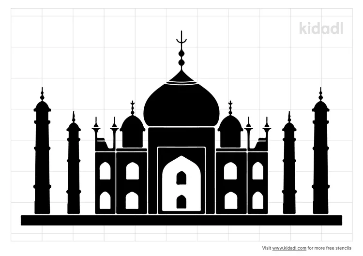 Taj Mahal Stencils