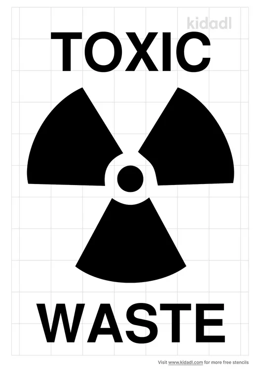 Toxic Waste Stencils