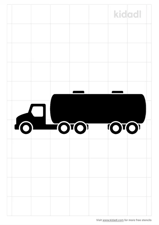 Truck Tanker Stencils