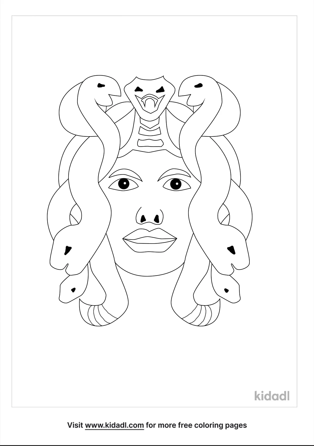 medusa coloring pages