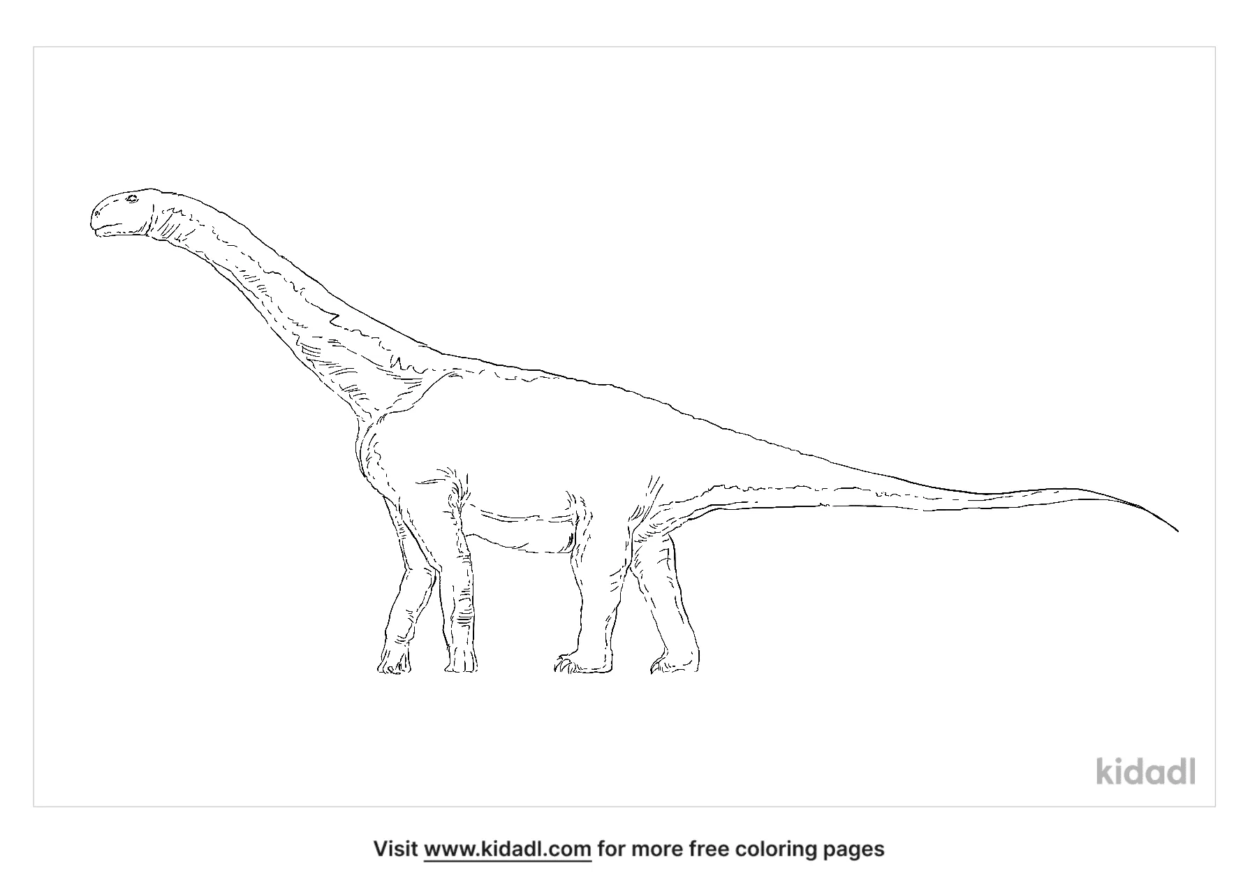 Moabosaurus Coloring Page