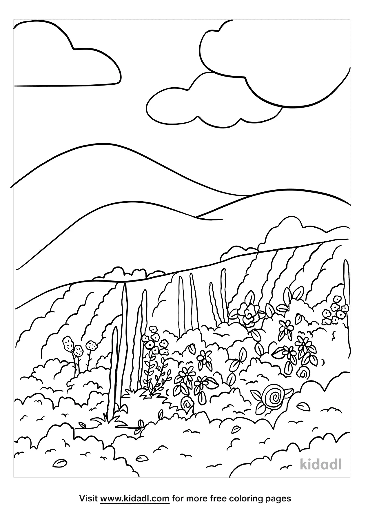 Mount Everest Coloring Page | Free Mountains Coloring Page | Kidadl