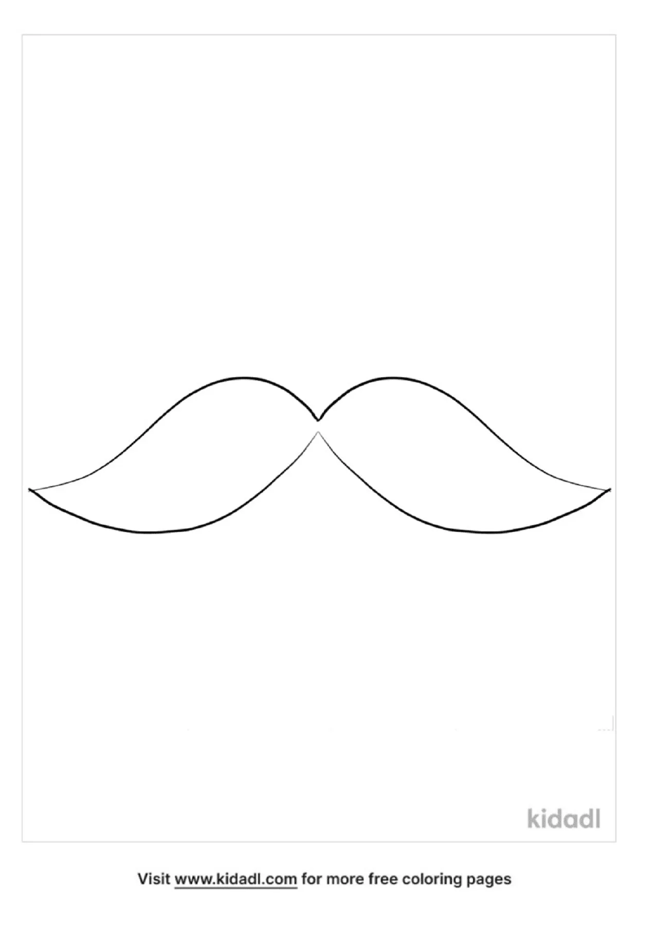 Mustache Coloring Pages Free Fashion Beauty Coloring Pages Kidadl