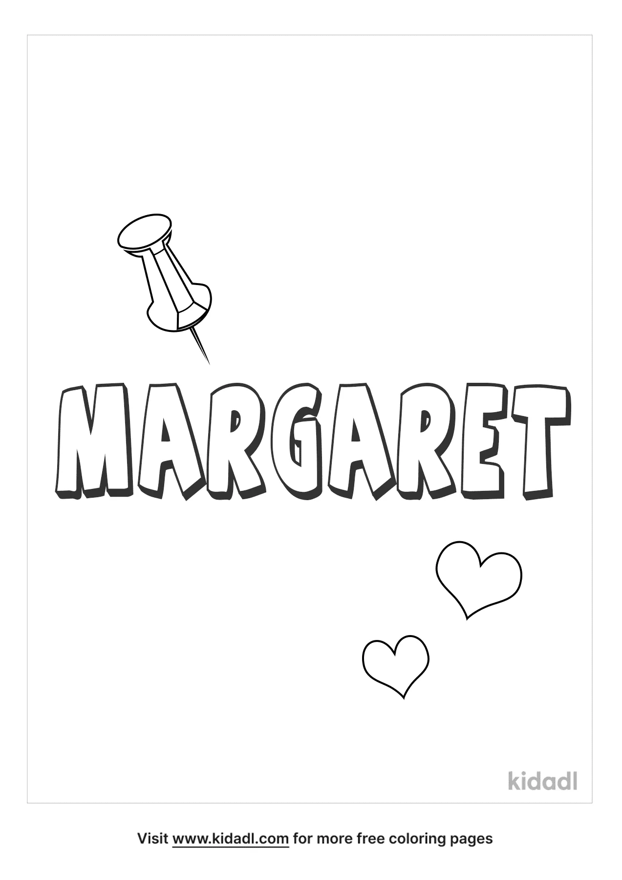 Name Margaret Coloring Page