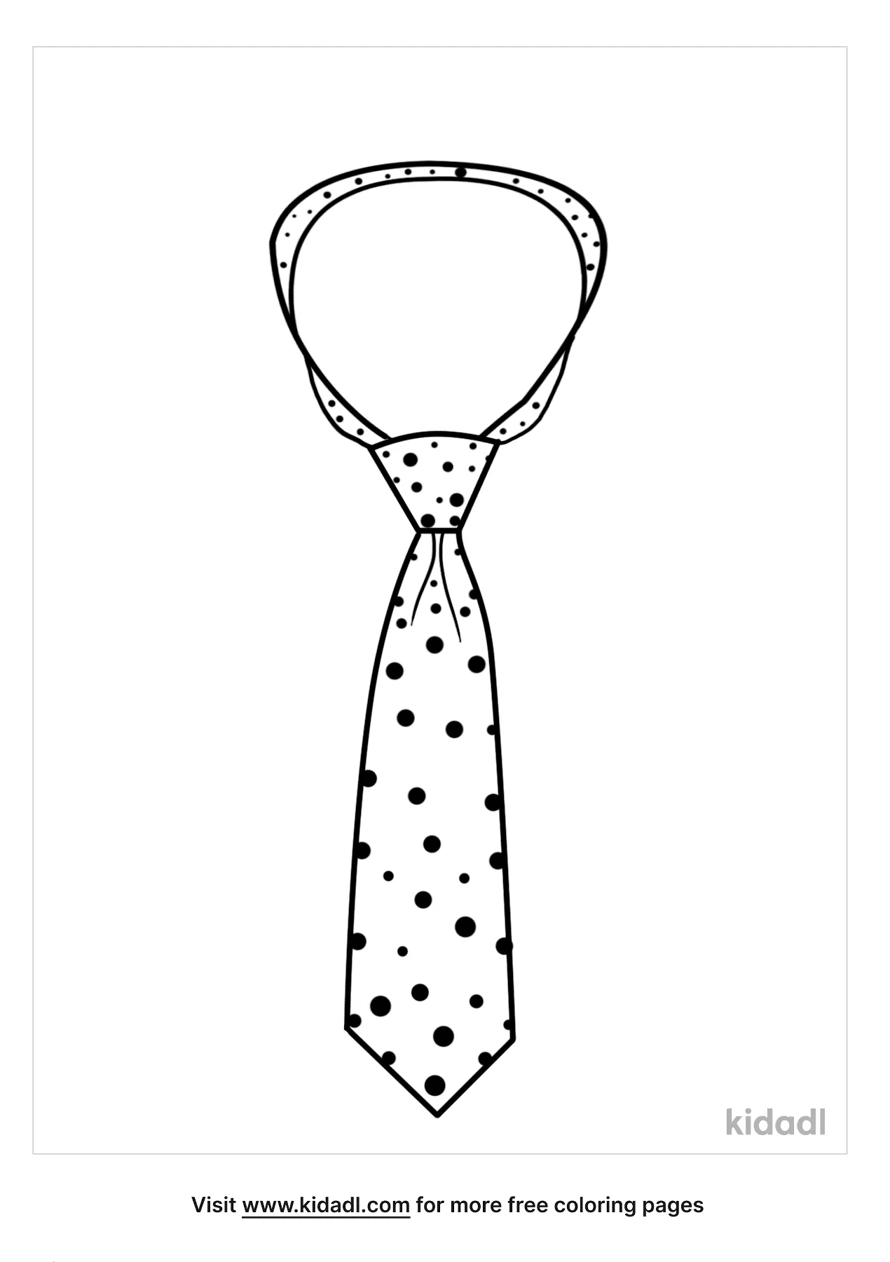 Necktie Coloring Pages Free Fashion Beauty Coloring Pages Kidadl