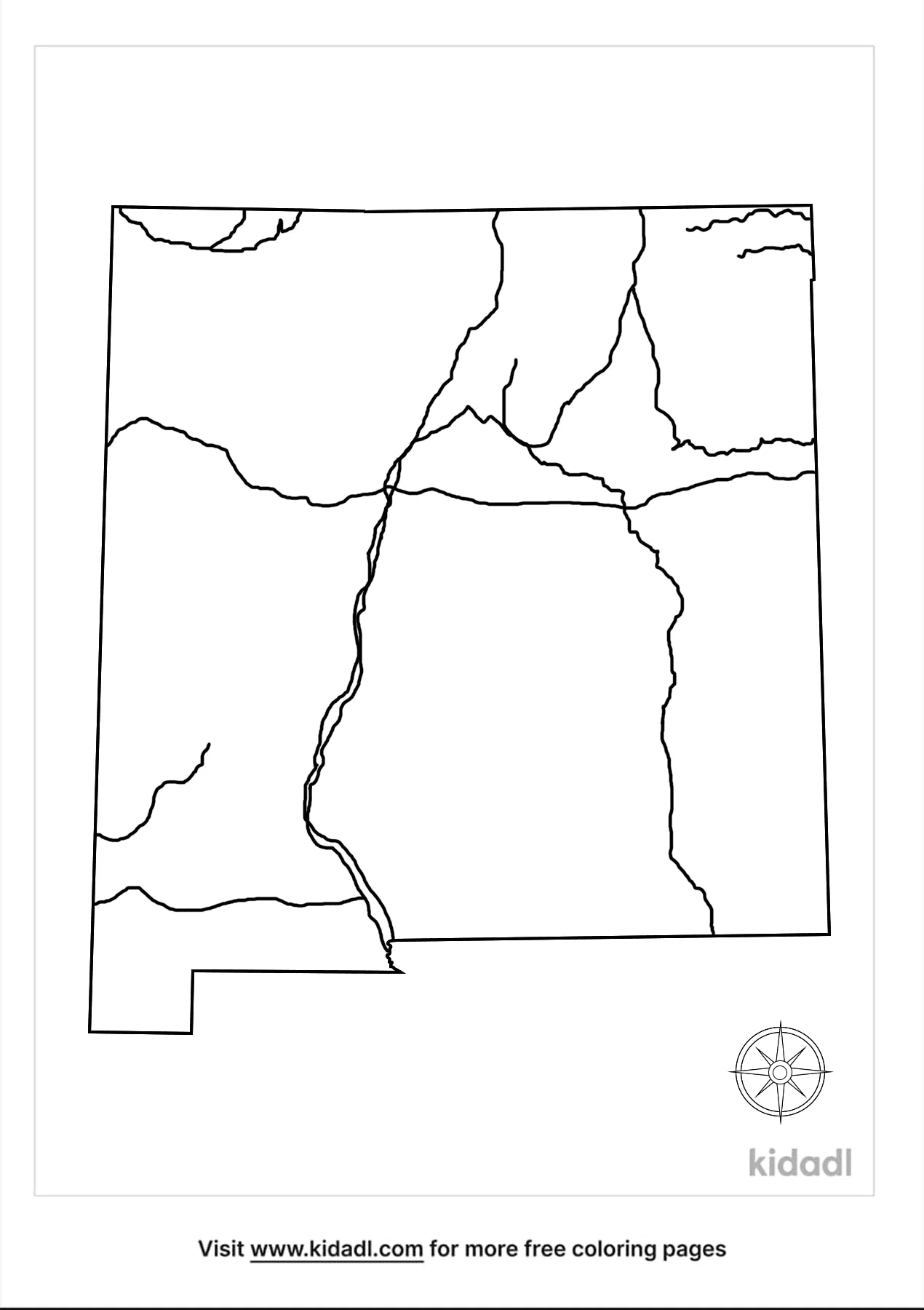 New Mexico Coloring Pages Free World Geography Flags Coloring Pages Kidadl