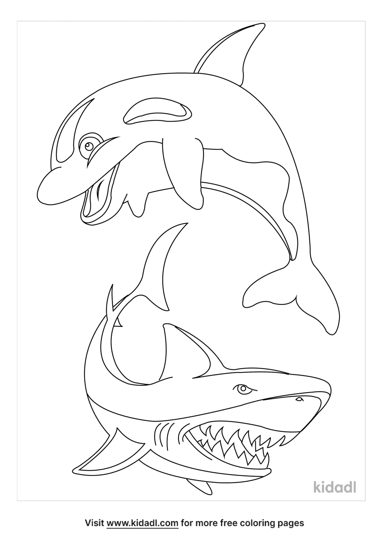 coloring pages orca