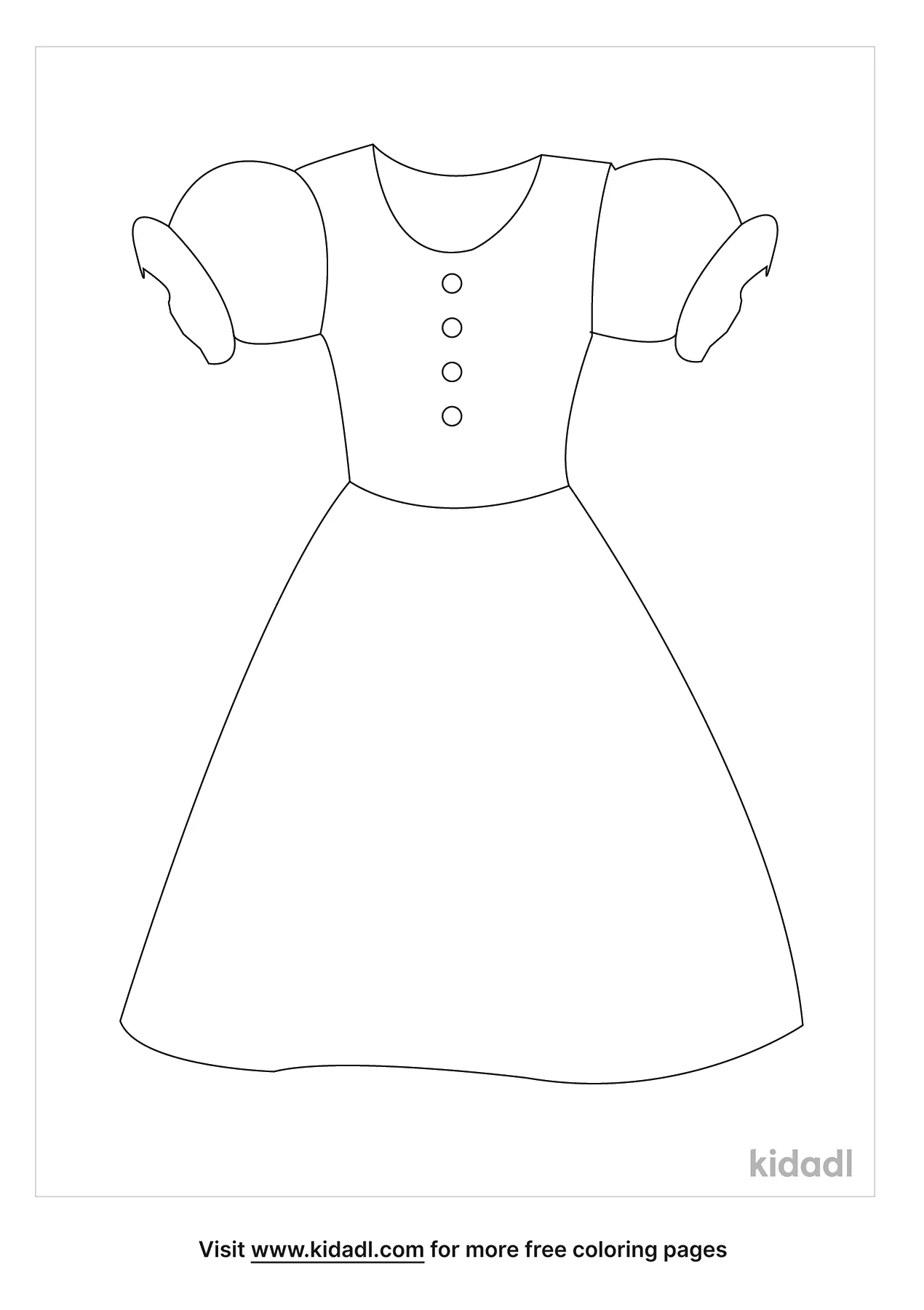 Outfit Coloring Page