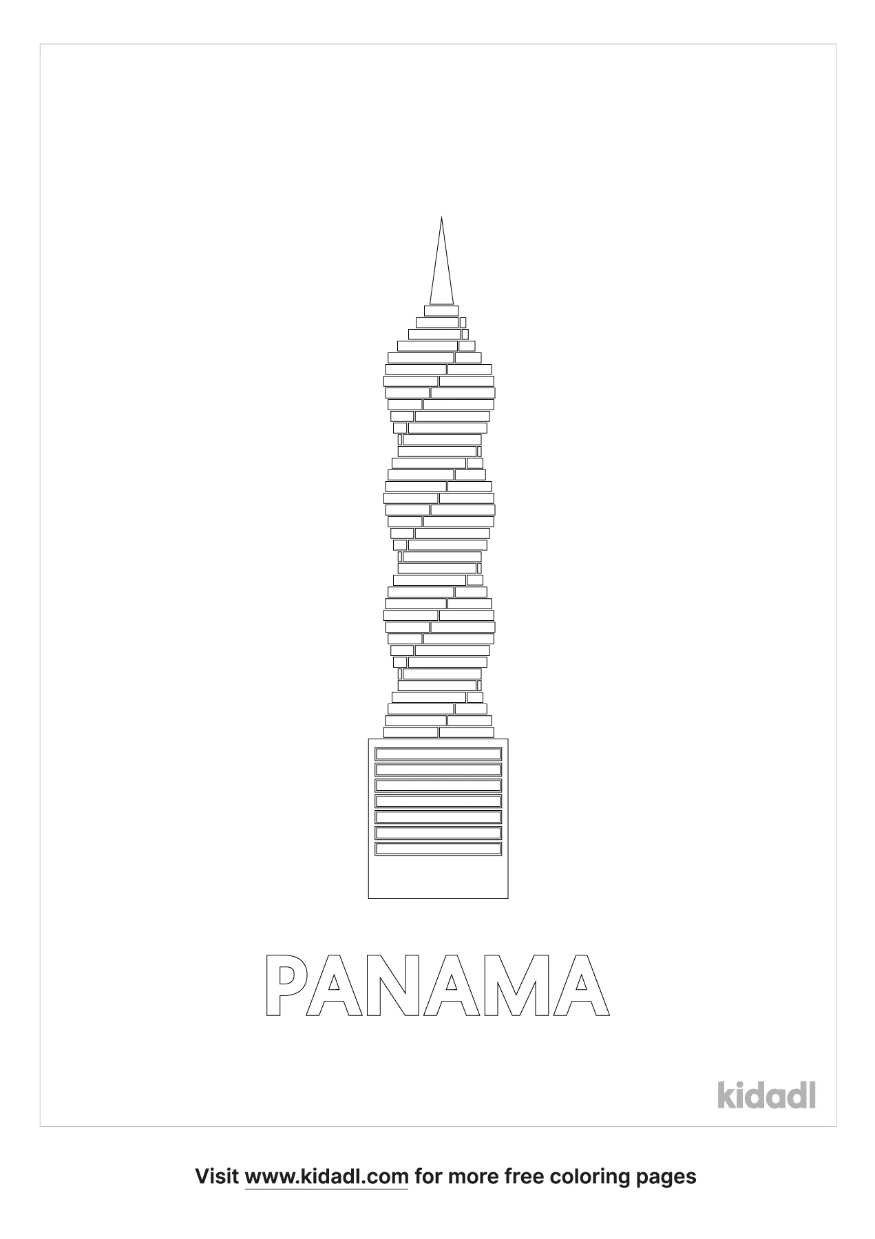 free coloring pages panama