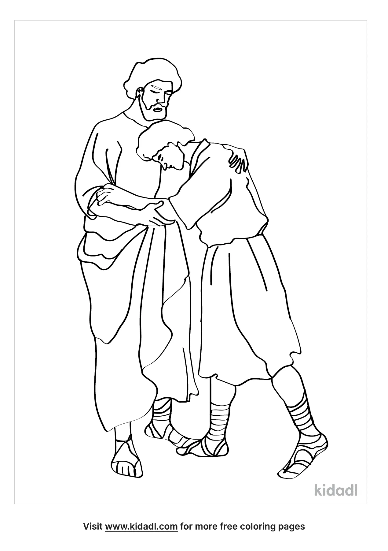 Paul And Onesimus Coloring Page