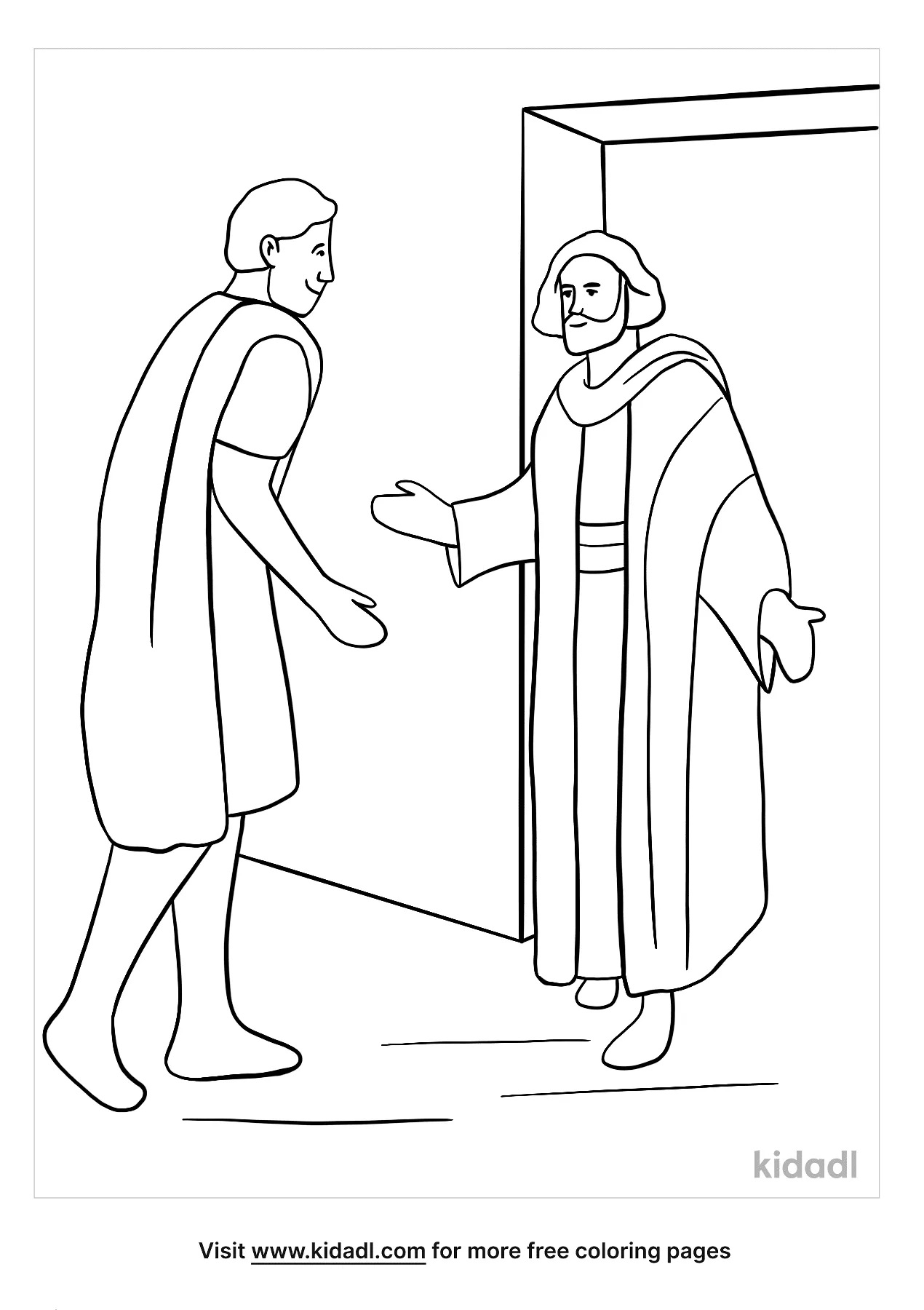 peter and paul bible coloring pages