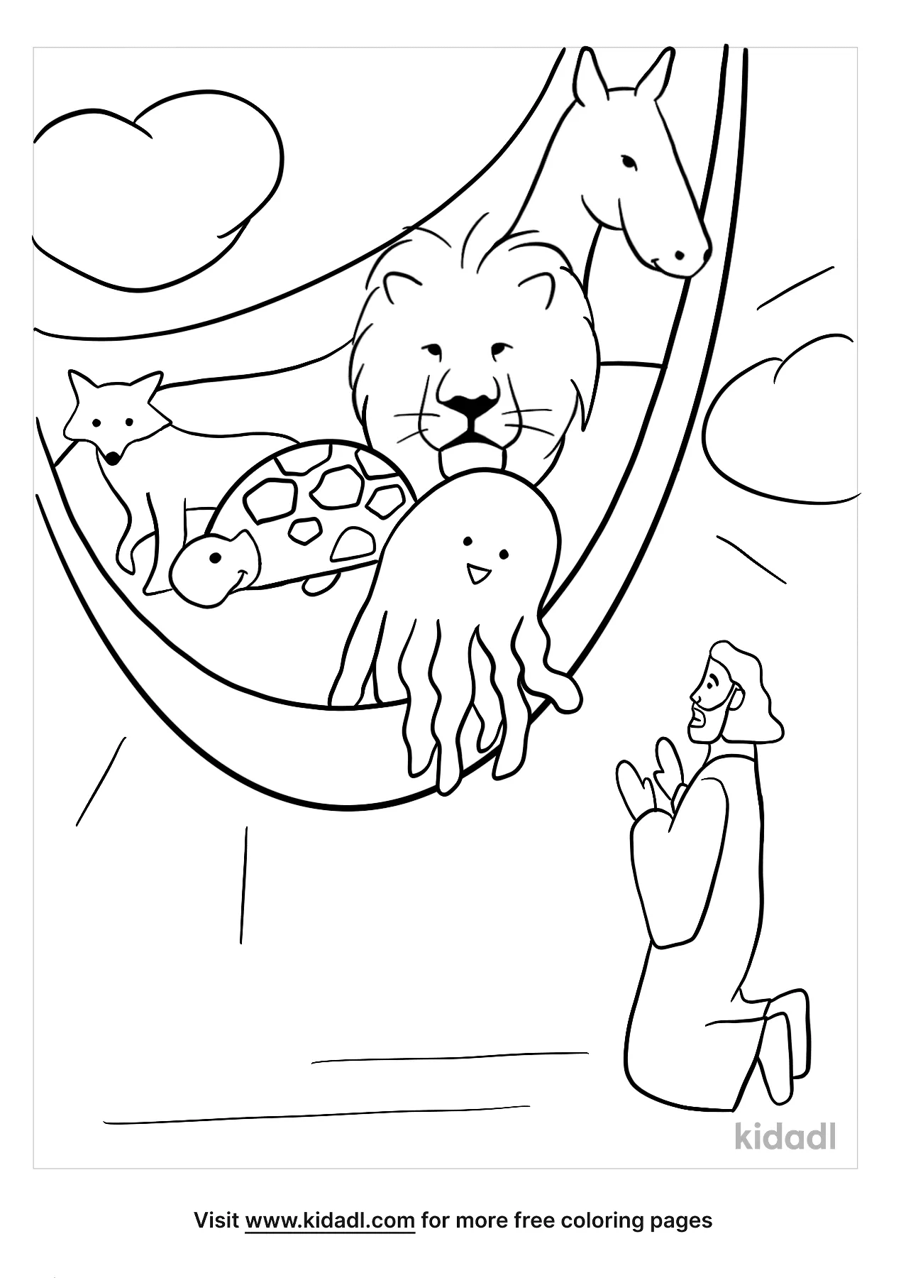 Peter S Vision Coloring Pages Free Bible Coloring Pages Kidadl